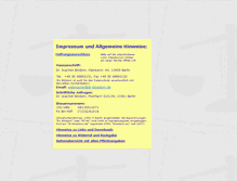 Tablet Screenshot of impressum.bloedorn.eu