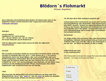Tablet Screenshot of flohmarkt.bloedorn.eu