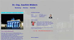 Desktop Screenshot of consulting.bloedorn.eu